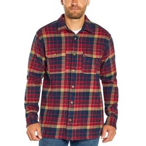 Woolrich plaid Flannel‎ shirt Jacket size Large